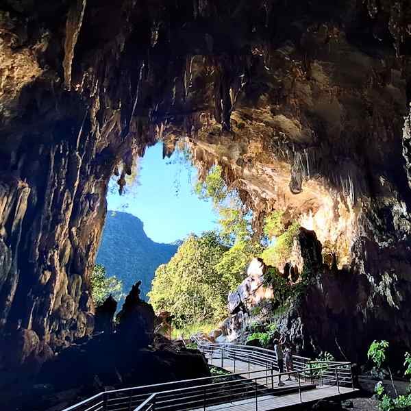 Vacaciones en un destino Exótico de la selva en la Cueva de las Lechuzas de Tingo María