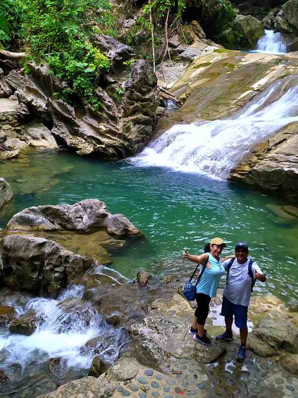 Poza del amor de la catarata Santa Carmen