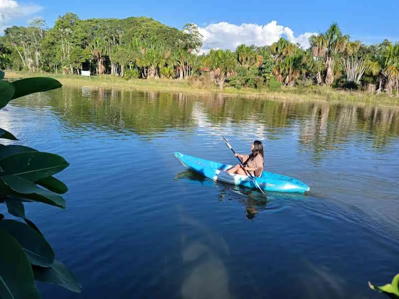Paseo en Kayak en la Laguna de los MIlagros en Tingo María